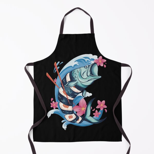 Item preview, Sushi Fish Japanese Art Kawaii Nigiri Anime Food designed and sold by LuminOrb.