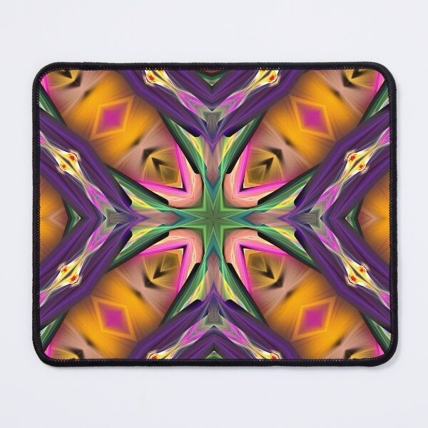 Item preview, four lozenges in pink and orange designed and sold by effervescence.