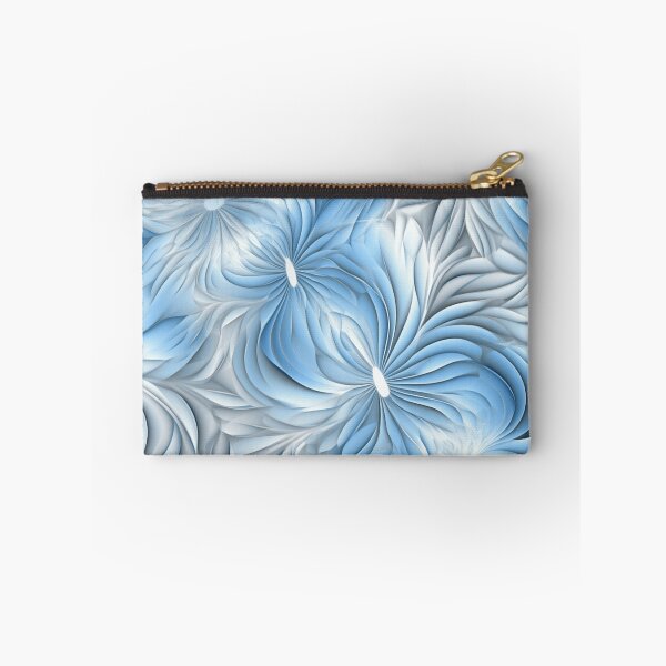 Aperçu de l'œuvre Un motif fractal bleu clair créée et vendue par StudioRedKoala.