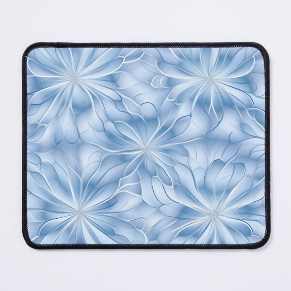 Aperçu de l'œuvre Un motif fractal bleu clair créée et vendue par StudioRedKoala.