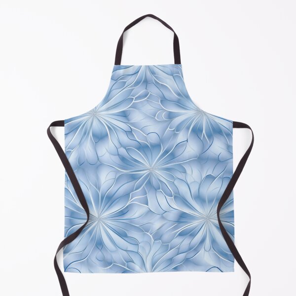 Aperçu de l'œuvre Un motif fractal bleu clair créée et vendue par StudioRedKoala.