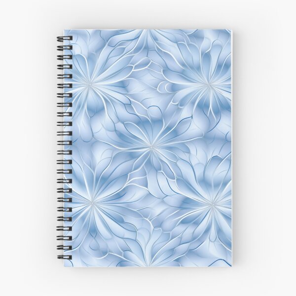 Aperçu de l'œuvre Un motif fractal bleu clair créée et vendue par StudioRedKoala.