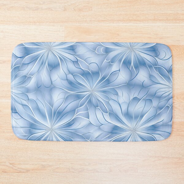Aperçu de l'œuvre Un motif fractal bleu clair créée et vendue par StudioRedKoala.