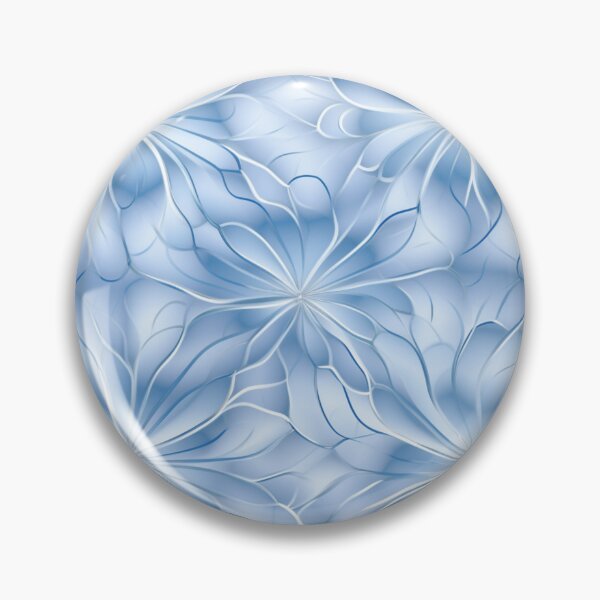 Aperçu de l'œuvre Un motif fractal bleu clair créée et vendue par StudioRedKoala.