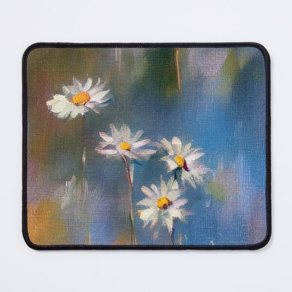 Item preview, Throw Pillow With Beautiful Daisies Painting - Spring Home Decor designed and sold by Sowari-Pillows.
