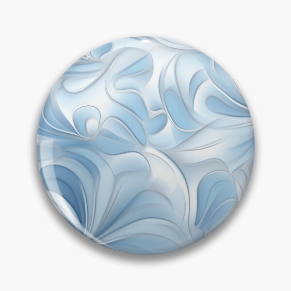 Aperçu de l'œuvre Un motif fractal bleu clair créée et vendue par StudioRedKoala.