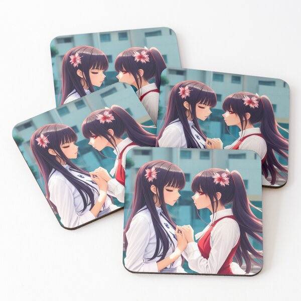 Item preview, Tender moment between a cute anime couple designed and sold by Gachastixx.