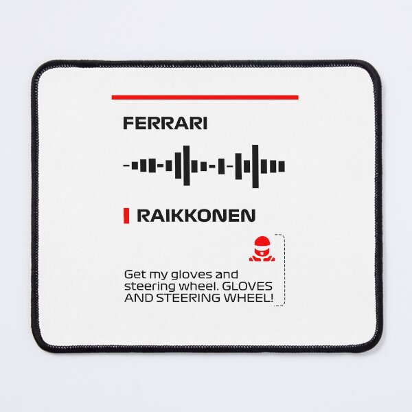 Item preview, Kimi Raikkonen Get my gloves and steering wheel team radio message (Francesco) designed and sold by ff1merch ..