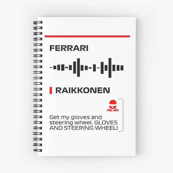Item preview, Kimi Raikkonen Get my gloves and steering wheel team radio message (Francesco) designed and sold by ff1merch ..