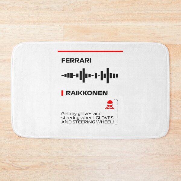Item preview, Kimi Raikkonen Get my gloves and steering wheel team radio message (Francesco) designed and sold by ff1merch ..