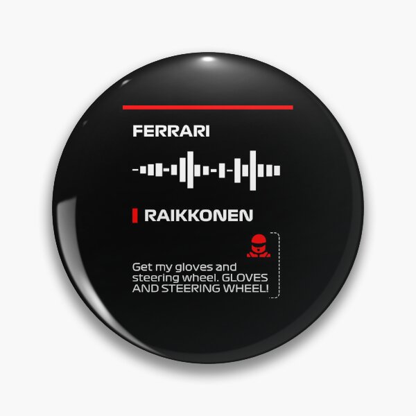 Item preview, Kimi Raikkonen Get my gloves and steering wheel team radio message Dark (Francesco) designed and sold by ff1merch ..