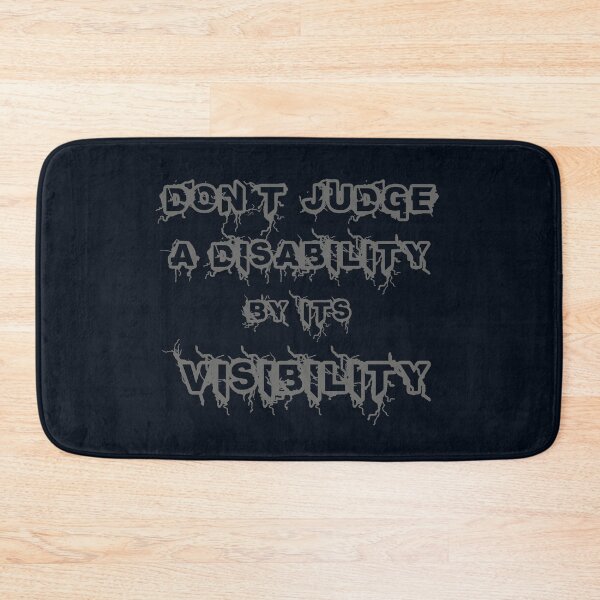 Item preview, Don't Judge A Disability By Its Visibility Mental Health Awareness designed and sold by Cute & Sassy Custom Gifting Boutiques.