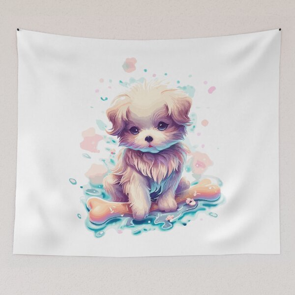 Item preview, Cute Puppy With A Bone designed and sold by Takin-Thepiss.