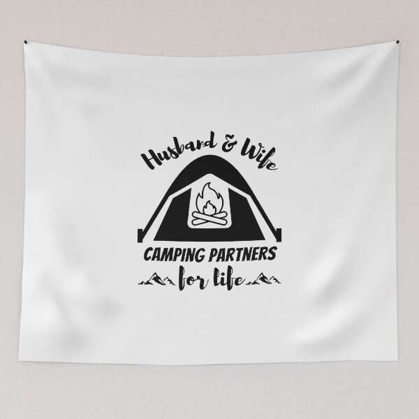 Item preview, Husband and Wife Camping partners for life with outdoor adventure designed and sold by Be-Adventurous.