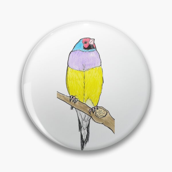 Item preview, Gouldian Finch designed and sold by VonRavenDesign.