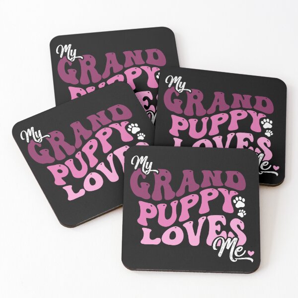 Item preview, My Grandpuppy Loves Me - Funny Grandma of Dogs Mom Lover Gift designed and sold by JUSTBEELEGANT.