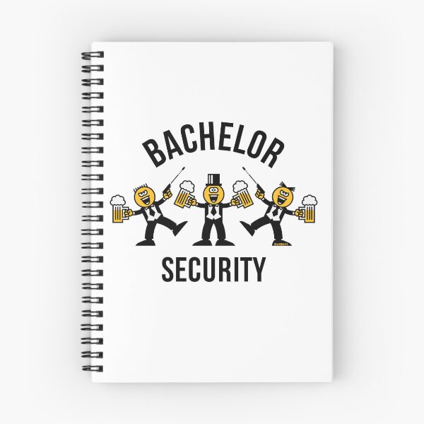Item preview, Bachelor Security (Stag Party / Caricature / Dance / 3C / Black) designed and sold by MrFaulbaum.