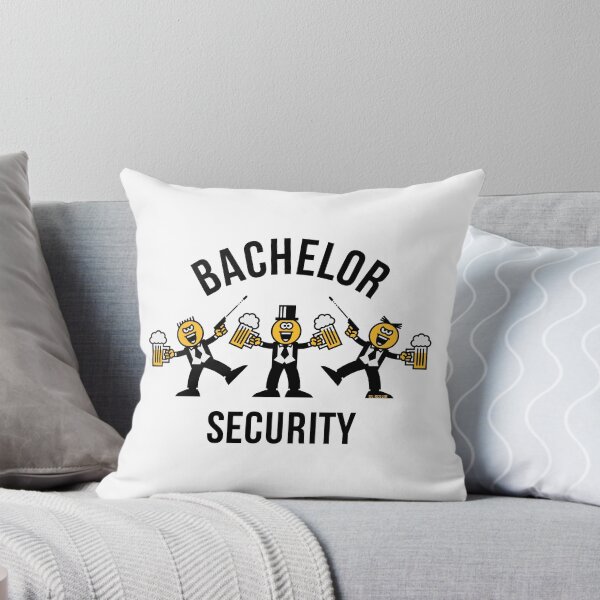 Item preview, Bachelor Security (Stag Party / Caricature / Dance / 3C / Black) designed and sold by MrFaulbaum.
