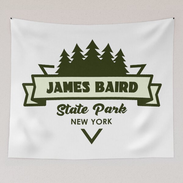 Item preview, James Baird State Park New York Trees And Ribbon designed and sold by bivenart.
