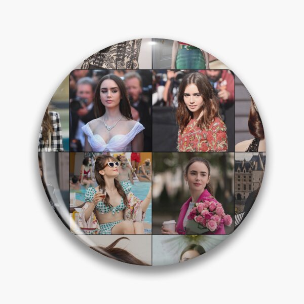 Item preview, Lily Collins Photo Collage designed and sold by GoghGetta.