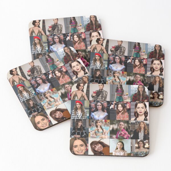 Item preview, Lily Collins Photo Collage designed and sold by GoghGetta.