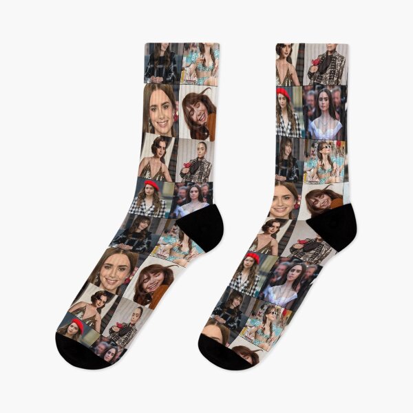 Item preview, Lily Collins Photo Collage designed and sold by GoghGetta.