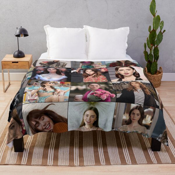Item preview, Lily Collins Photo Collage designed and sold by GoghGetta.