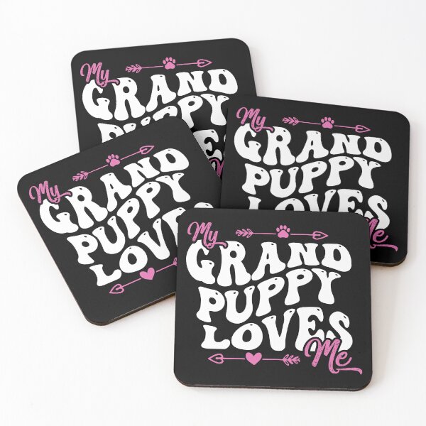 Item preview, My Grandpuppy Loves Me - Funny Grandma of Dogs Mom Lover Gift designed and sold by JUSTBEELEGANT.