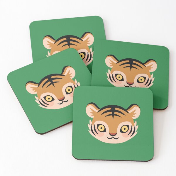 Item preview, Cute tiger face designed and sold by Petits Pixels.