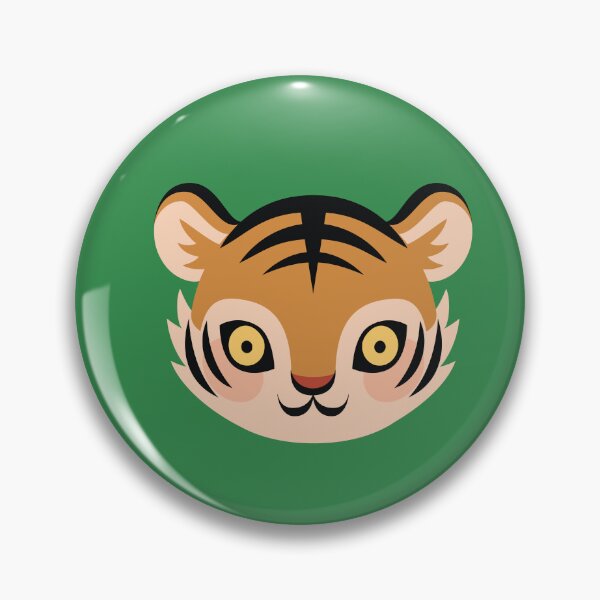 Item preview, Cute tiger face designed and sold by Petits Pixels.