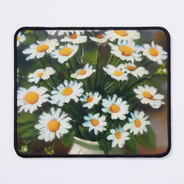 Item preview, Throw Pillow With Beautiful Daisies Painting - Spring Home Decor designed and sold by Sowari-Pillows.