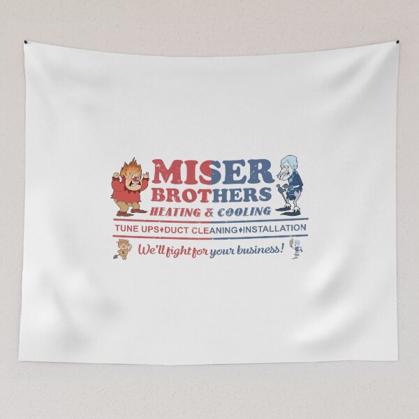 Item preview, Miser Brothers Heating and Cooling , freeze , heat miser , rankin bass , rudolph , snow miser designed and sold by BrianGunter564.