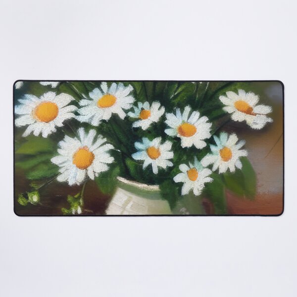 Item preview, Throw Pillow With Beautiful Daisies Painting - Spring Home Decor designed and sold by Sowari-Pillows.