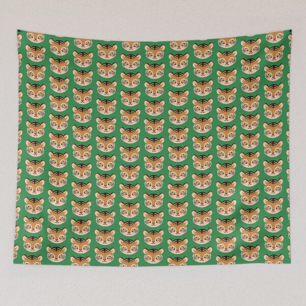 Item preview, Cute tiger face designed and sold by Petits Pixels.