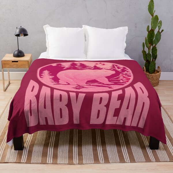 Item preview, Pink Woodland Baby Bear Camping Cub designed and sold by taiche.
