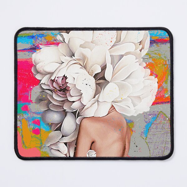 Item preview, Flower Woman pop art designed and sold by Helt-Sort.