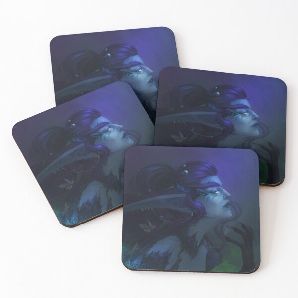Item preview, night elf with moths designed and sold by Florartis.
