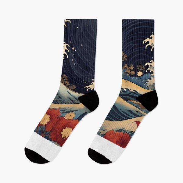 Item preview, Hokusai & Kuniyoshi Empty Sea designed and sold by landletsy.