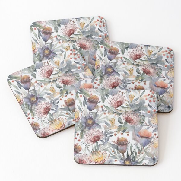 Item preview, Yellow, Blue & Red Flowers designed and sold by SAMLEYdESIGNs.