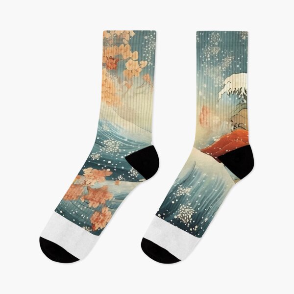 Item preview, Hokusai & Kuniyoshi Sea Spring designed and sold by landletsy.