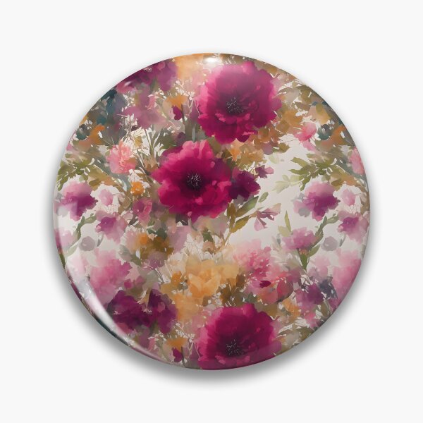 Artikelvorschau, Antike abstrakte Rosenblumenmuster-Wasserfarbe entworfen und verkauft von Infinitelypink.