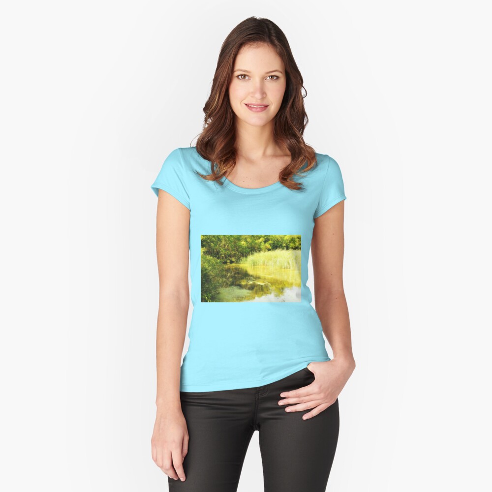Item preview, Fitted Scoop T-Shirt designed and sold by Mallorn.
