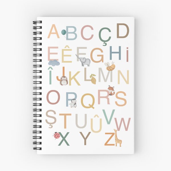 Item preview, Kurdish Alphabet (Kurmancî) designed and sold by ElifsArt.