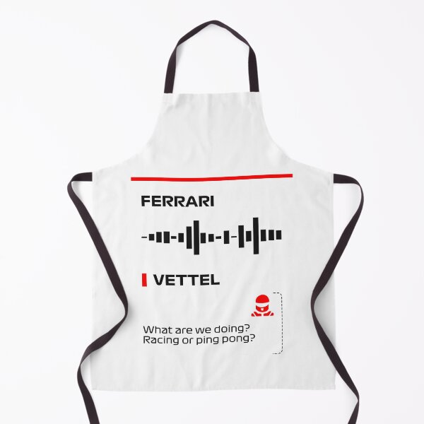 Item preview, Sebastian Vettel What are we doing racing or ping pong radio message (Francesco) designed and sold by ff1merch ..