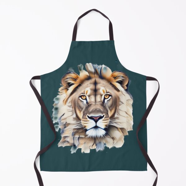 Item preview, angary lion face design designed and sold by krishana3d.