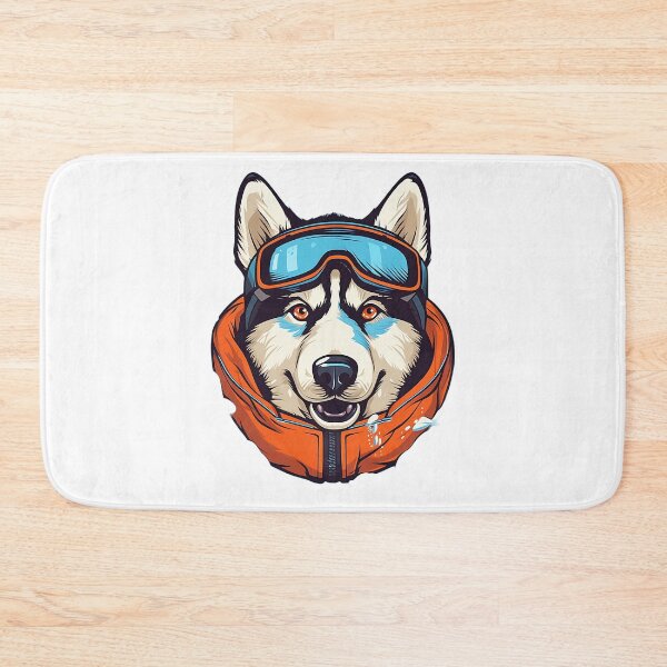 Item preview, Siberian Husky with Snow Goggles and Coat designed and sold by SADStyleDesigns.
