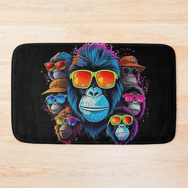 Item preview, Funny monkeys with sunglasses t-shirt designed and sold by Pixelboys.