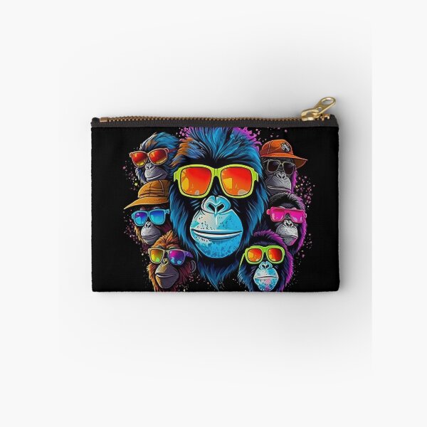 Item preview, Funny monkeys with sunglasses t-shirt designed and sold by Pixelboys.