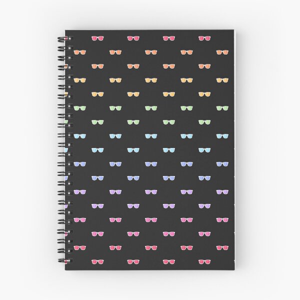 Item preview, Rainbow Shades pattern (black) designed and sold by animinimal.