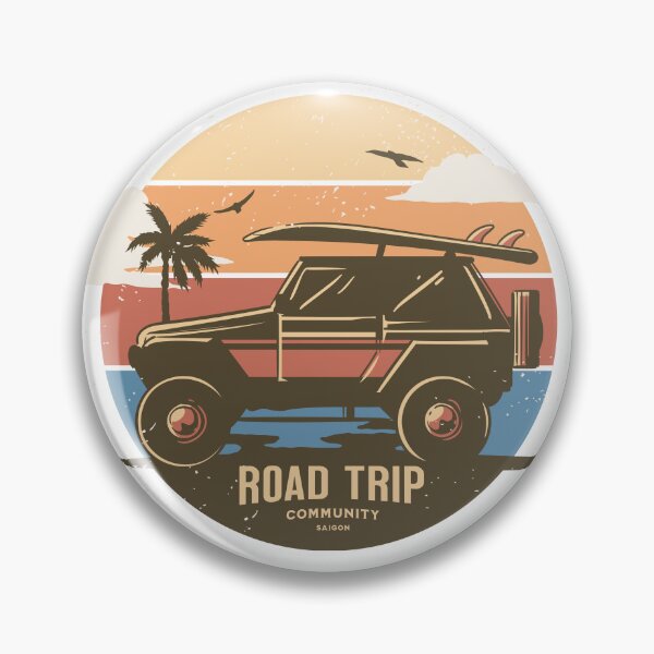 Item preview, Road Trip Art with Retro Style designed and sold by Tuong Nguyen.
